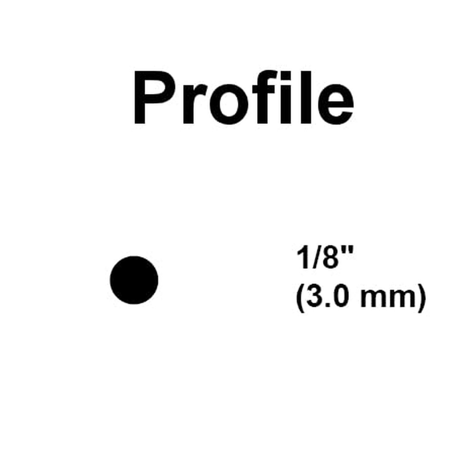 ABS Plastic Welding Rod, 1/8 in. Diameter, 30 ft, Black