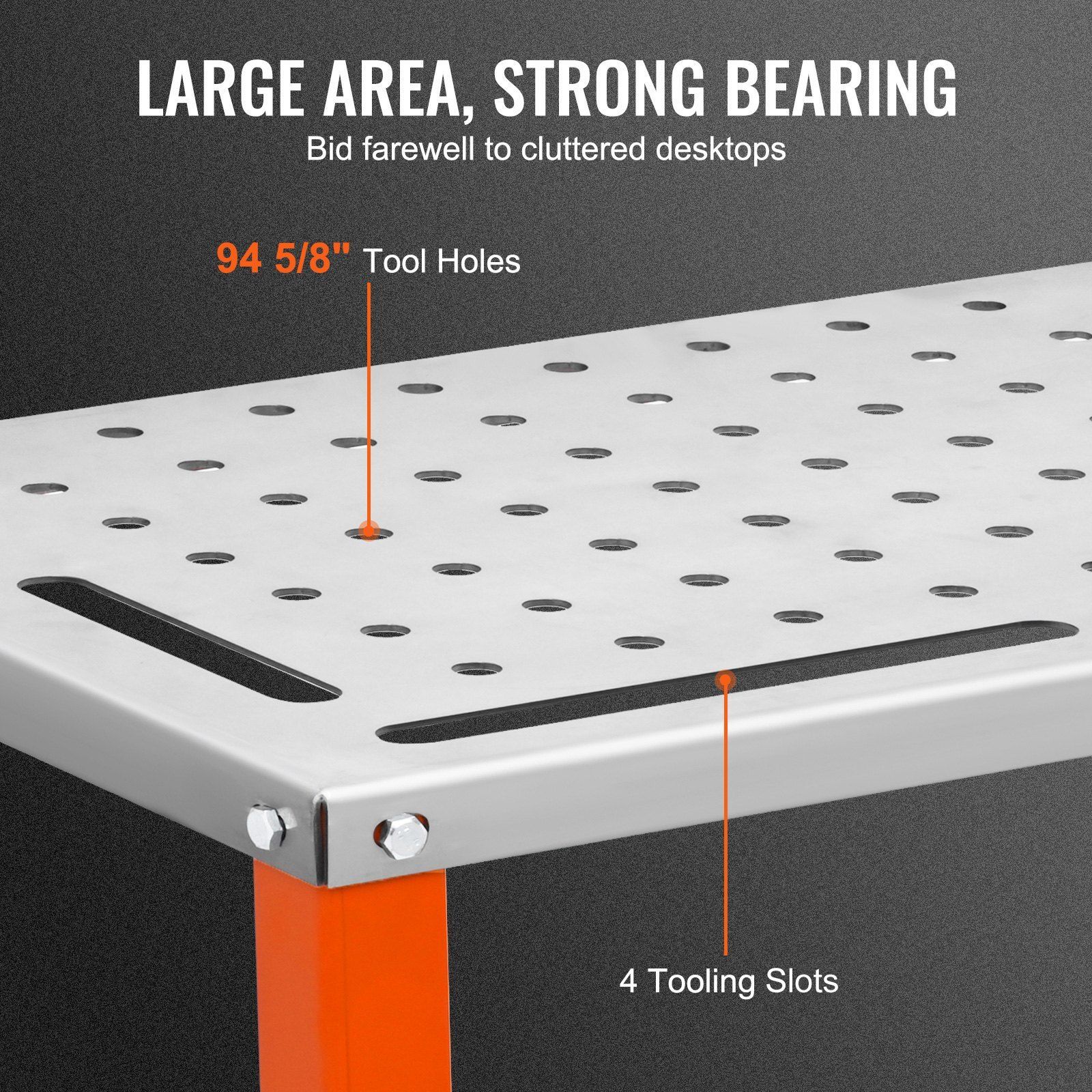 36″ x 18″ Welding Table 1200lbs Load Steel Welding Workbench Table on Wheels