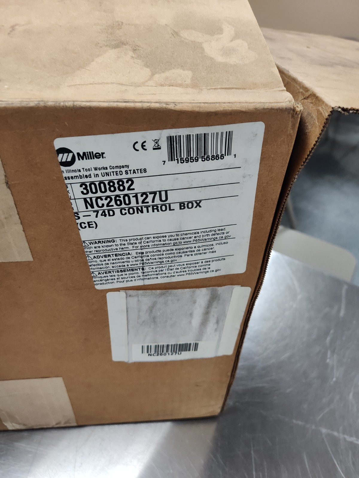 Miller 70 Series 24V Wire Feeder Control Box SKU 300882 – NEW Open Box