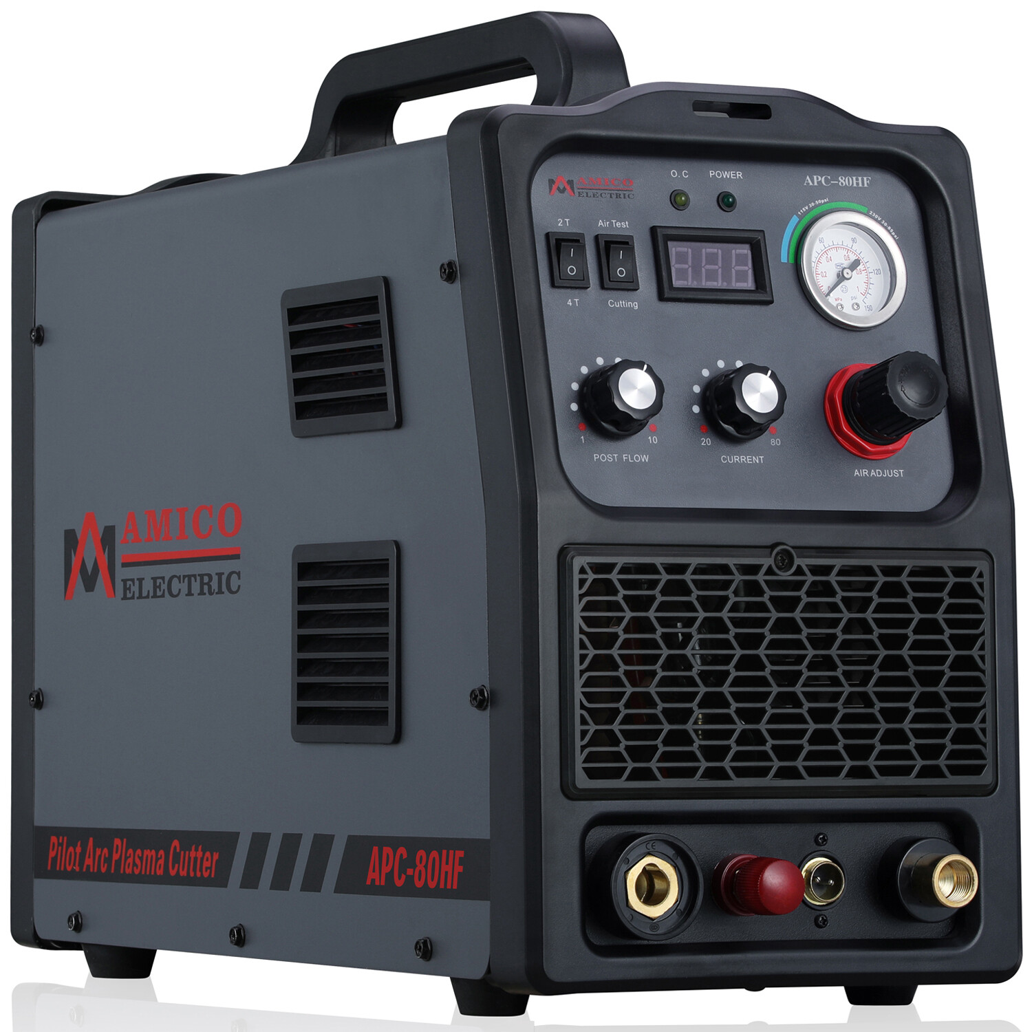 APC-80HF, 80 Amp Non-touch Pilot Arc Plasma Cutter, 80% Duty Cycle, 200-250V