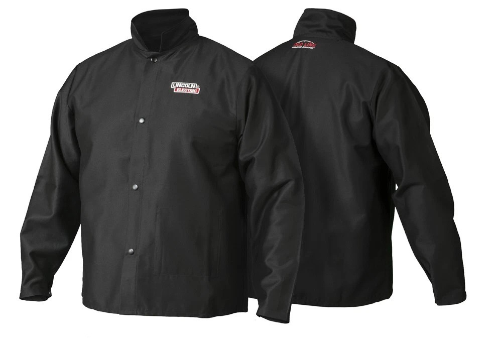 Lincoln Electric Premium Flame Resistant Cotton Welding Jacket | Breathable 2XL