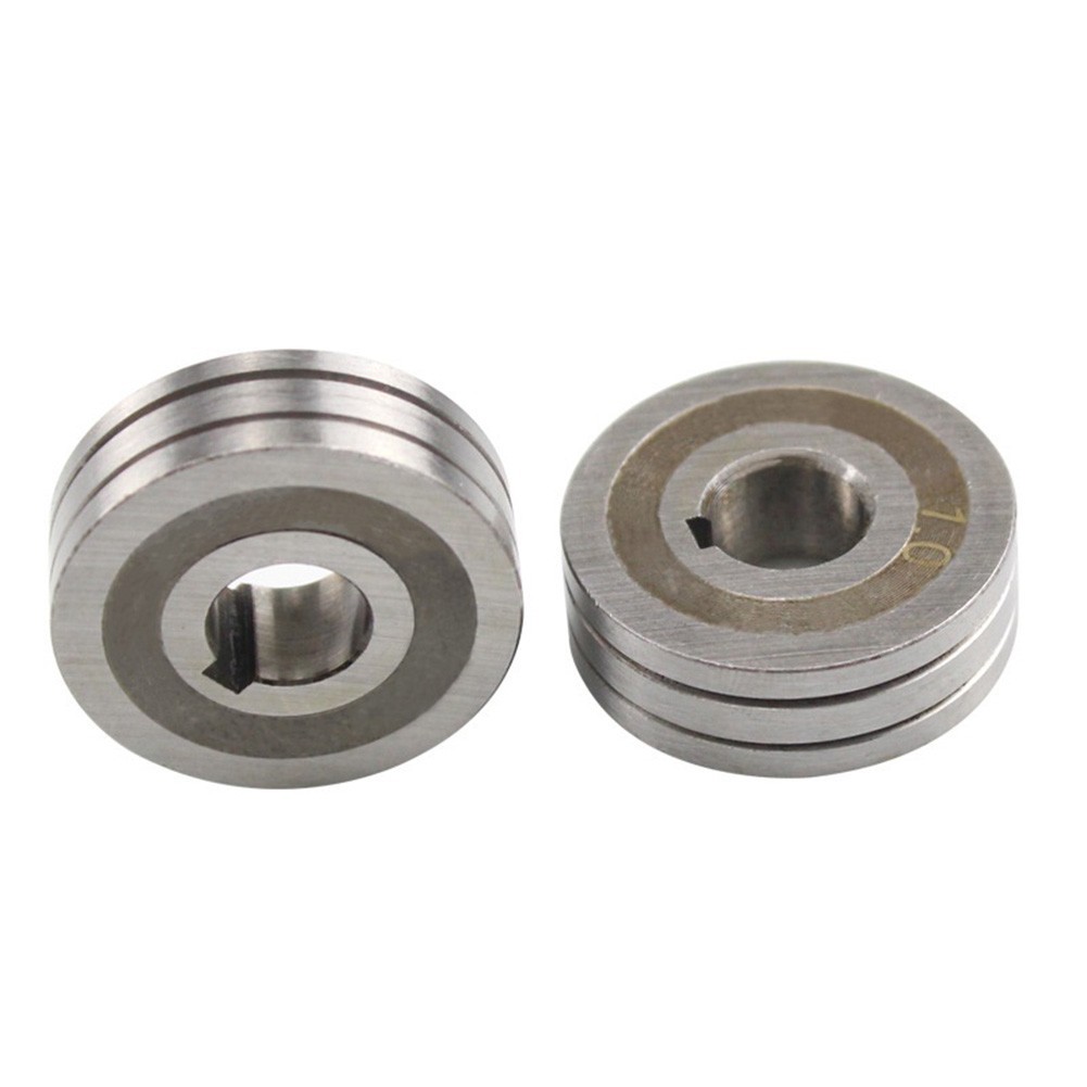 2PCS V-Groove Mig Welder Drive Roller Roll 0.6-0.8 & 0.8-1.0 Knurled-Groove New