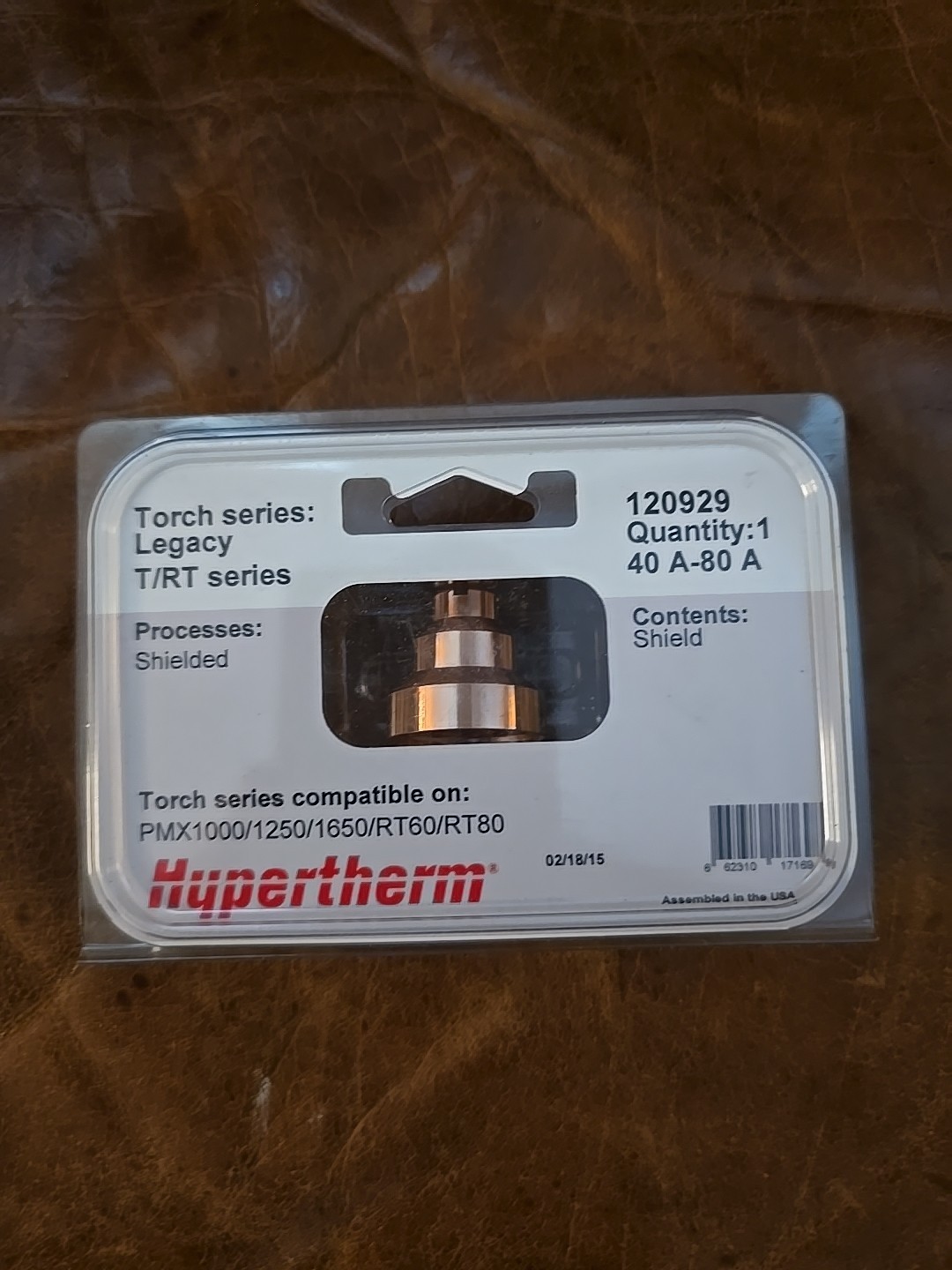 Hypertherm Genuine Powermax 1000/1250/1650 Shield 40-80A 120929