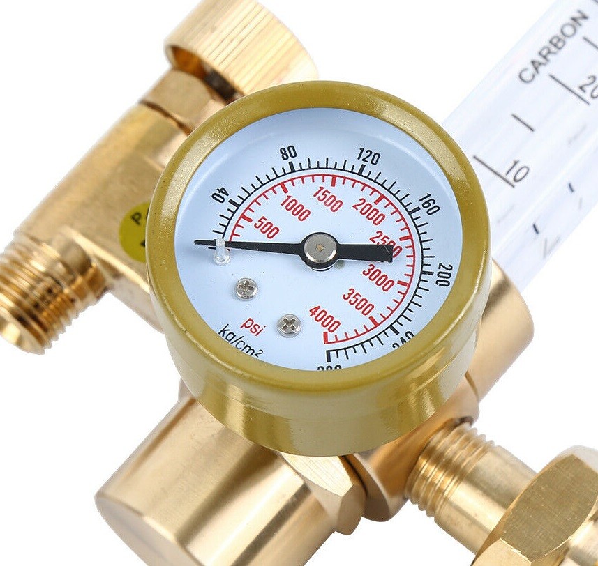 Pressure Gauge 4000 PSI 1.5″ Replacement Flow Meter Gauge for HRF Series