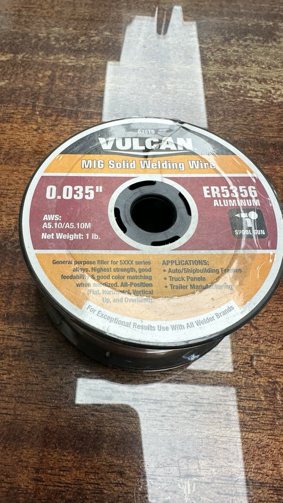 Vulcan 63510 MiG Wire 0.035 ER5356 Aluminum