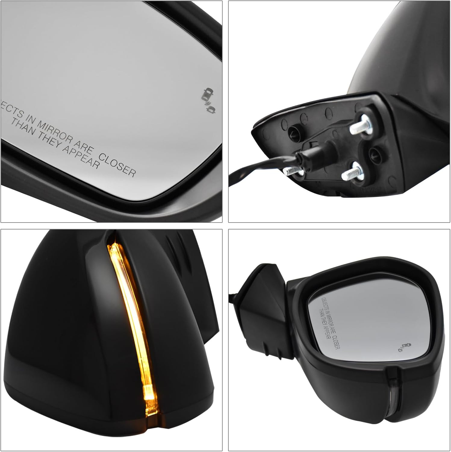 (8 Pins) Right Passenger Side Mirror for 2022-2025 HONDA CIVIC | with Power Glas