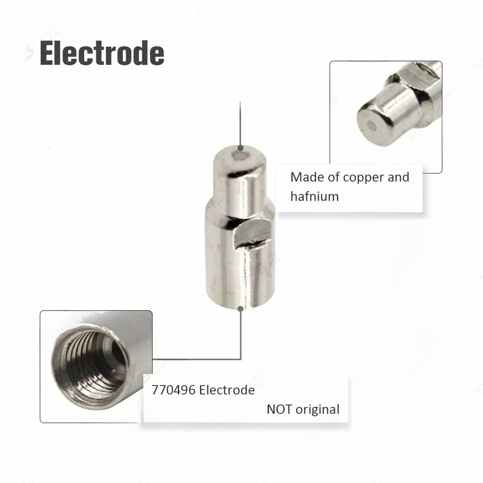 10pcs 770496 HOBART 250CI 500i HP-25 & HP-50 Miller Plasma Cutter Electrode