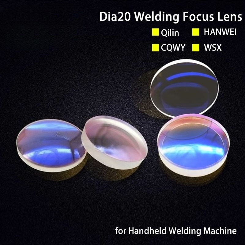 Laser Welding Focusing Collimation Lens Hand-held Dia20x3.5 20×5 QILIN CQWY WSX