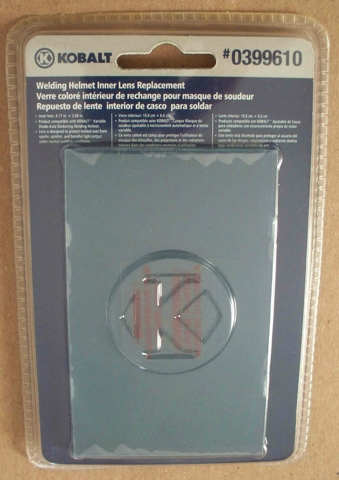 Kobalt Welding Helmet Inner Lens 4.17″ x 2.6″ – 399610 – SGY-L11 – Save on 2+