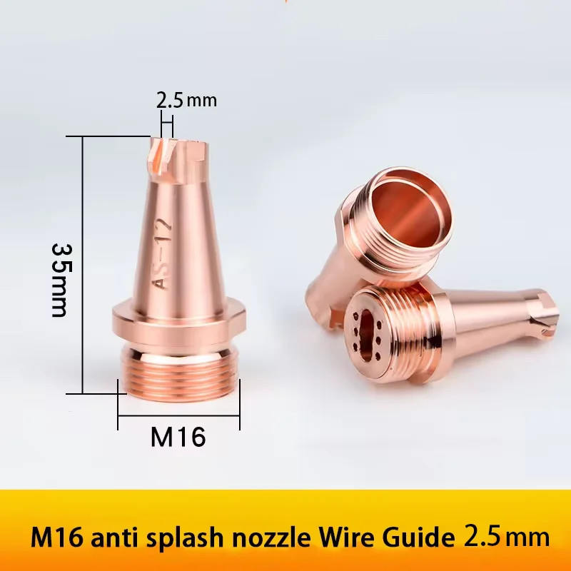 Suplaser Laser Welding Wire Feed Nozzle M16 Anti-splash Nozzles For Relfar CQWY