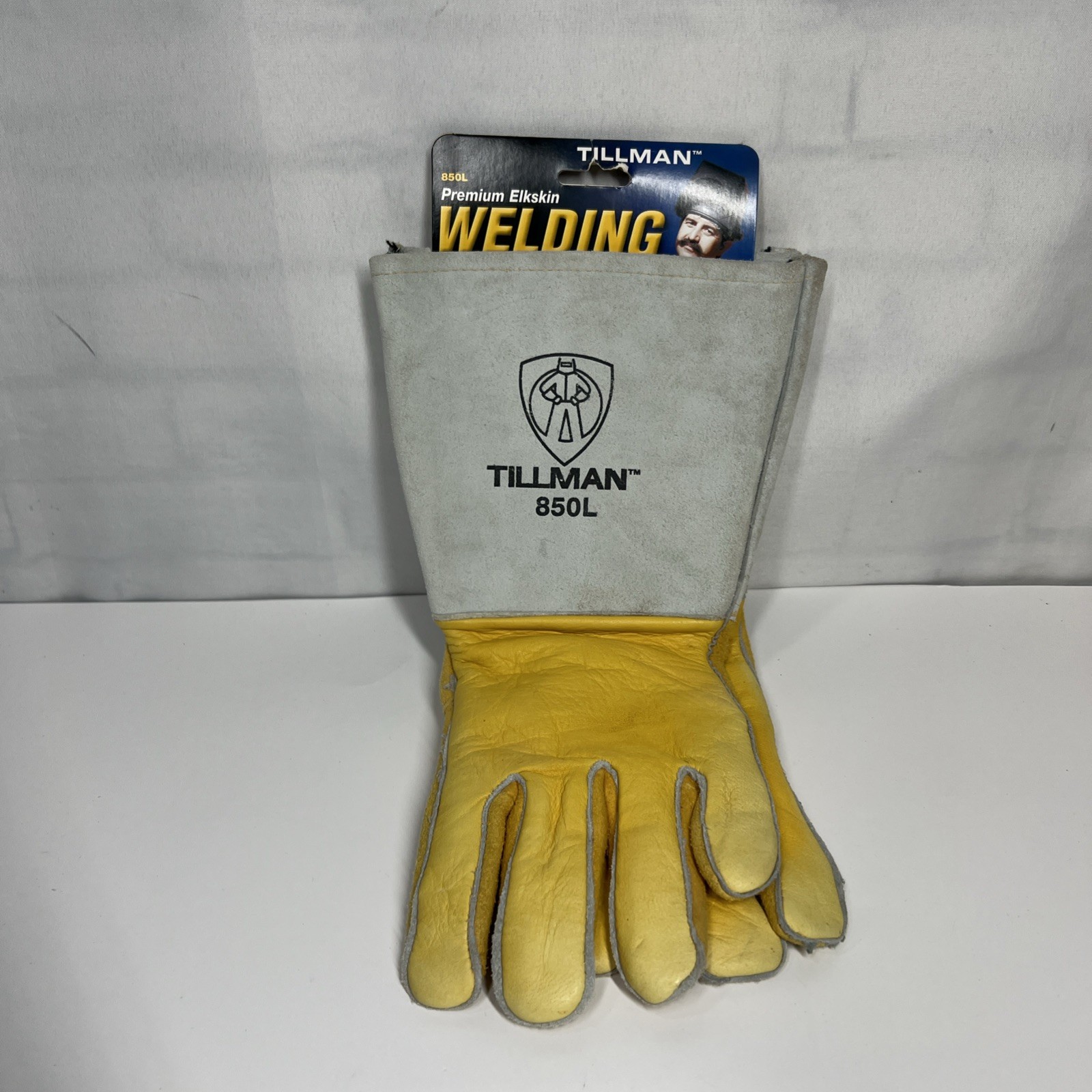 Tillman 850L Premium Top Grain Golden Elkskin Welding Gloves