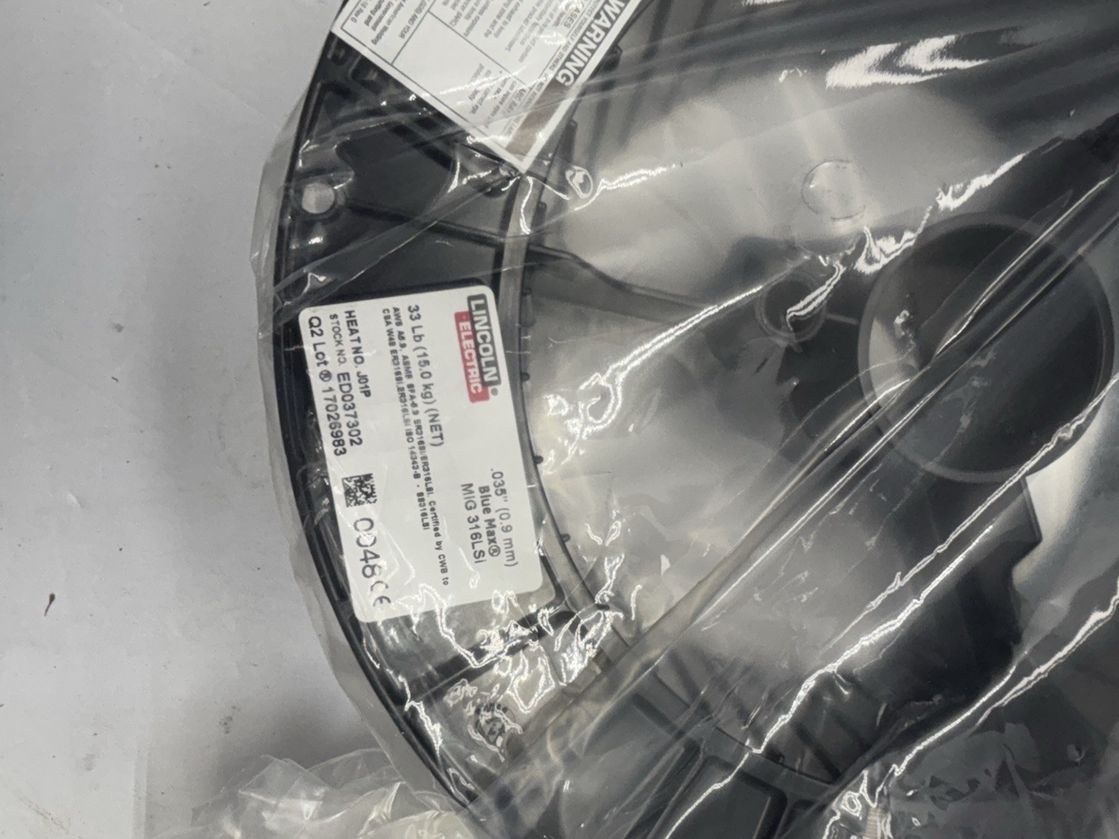 Lincoln Electric Blue Max MIG 316LSi Stainless Welding Wire .035 33 lb ED037302