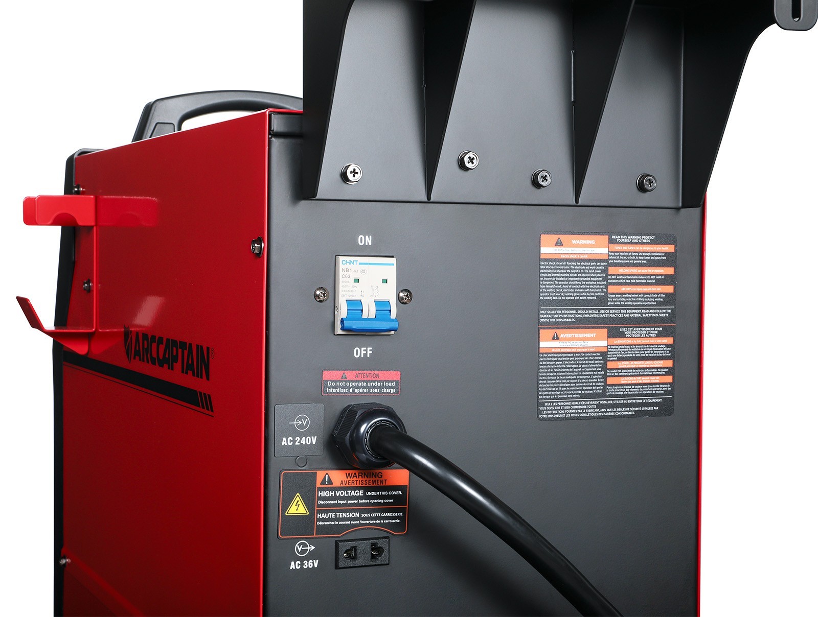 ArcCaptain MIG300 5-in-1 Industrial Welder, 240V, 50Hz/60Hz