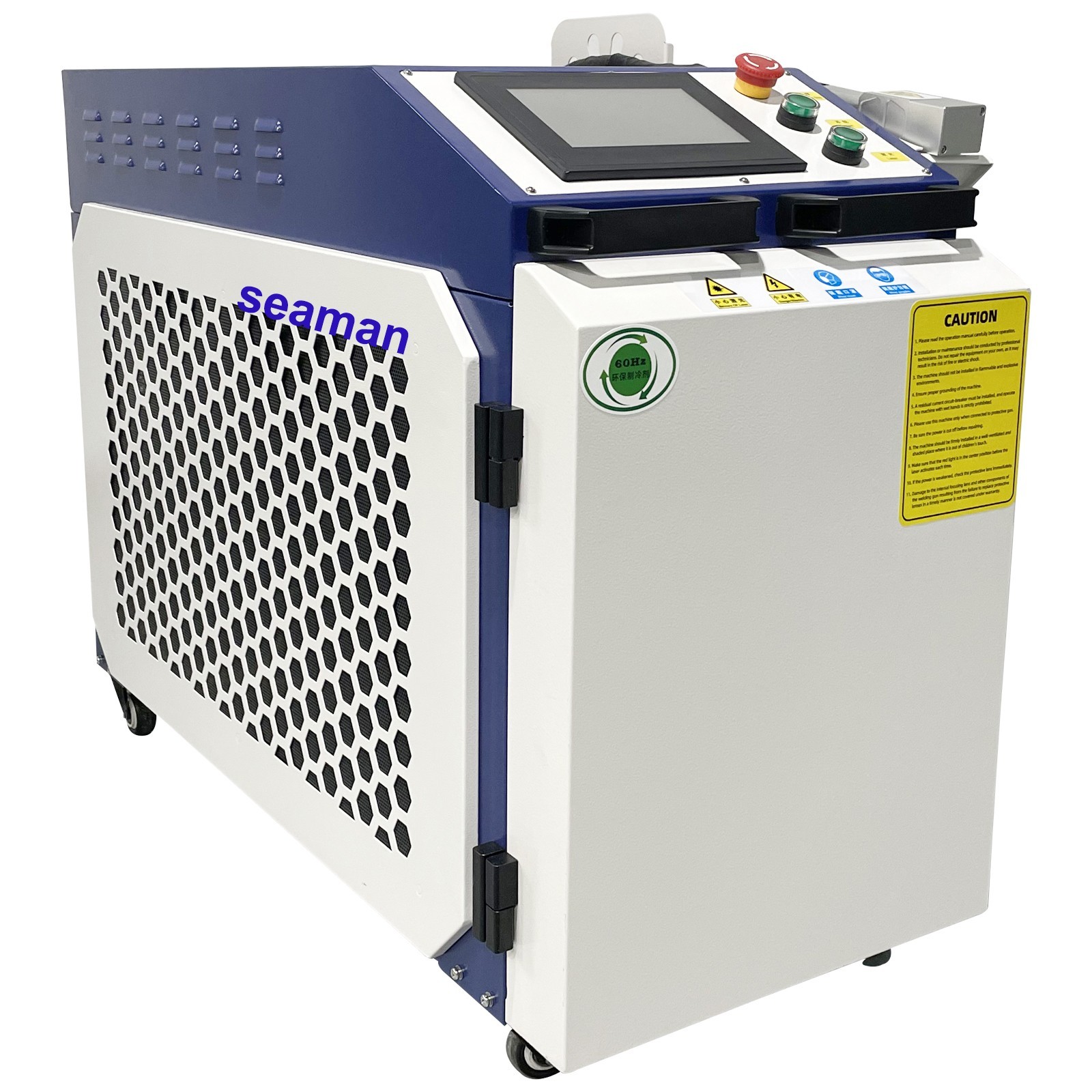 US STOCK 3000W Fiber Laser Cleaner Machine Aluminum Metal Oil Rust Paint Removal