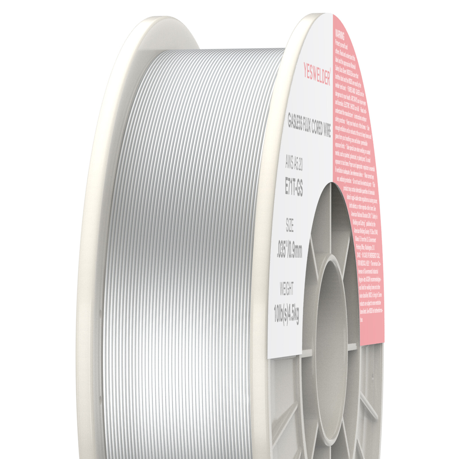 E71T-GS .035″ 0.9mm-Gasless Flux Core Mild Steel MIG Welding Wire-10 Lbs Spool