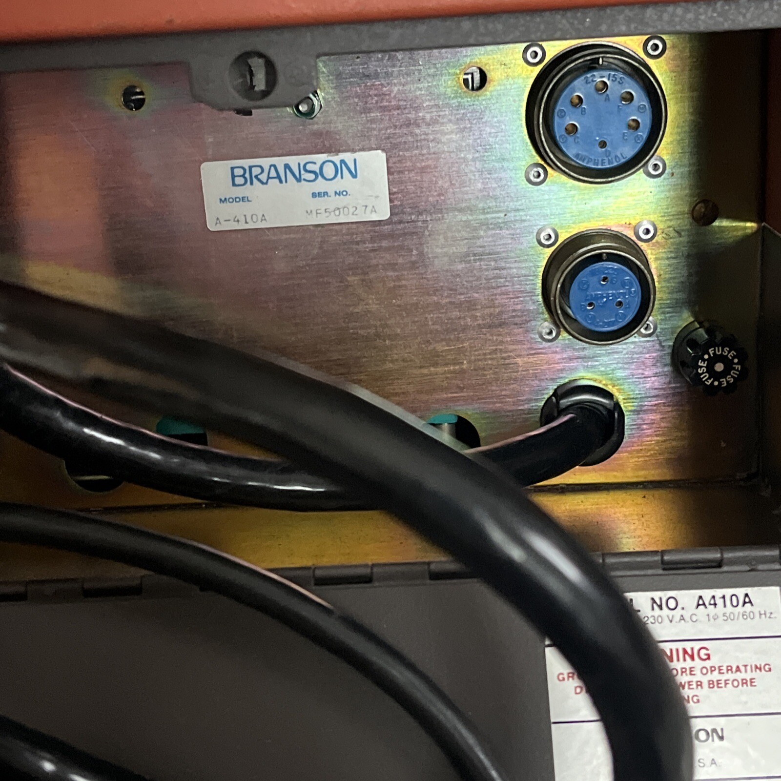 Branson Watt Meter – Model A410A 100 130 230 Input 50/60Hz Works