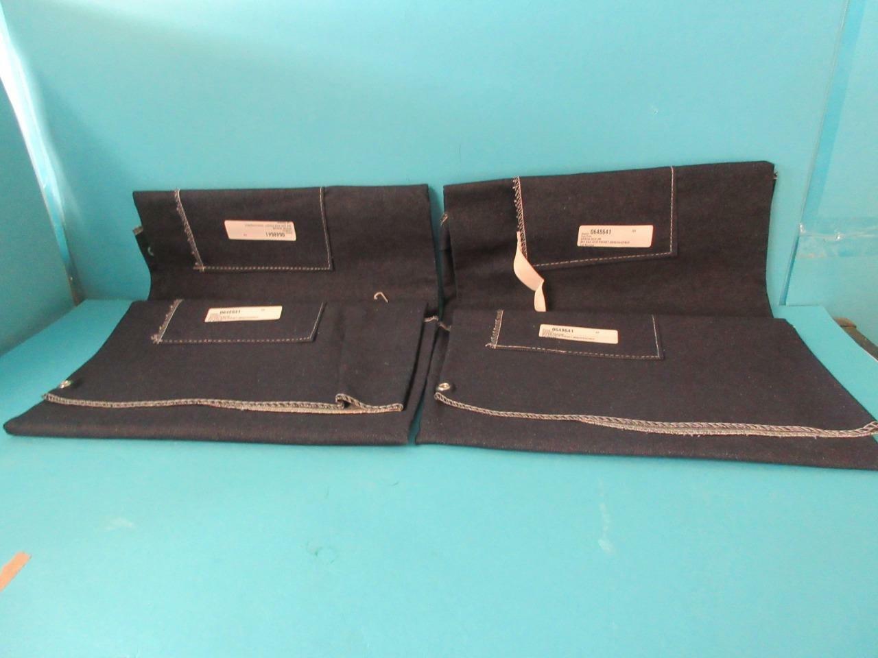 4 Ansell Blue Denim Three Pocket Shop Apron One Size (28″” x 42″) Model RN 49636