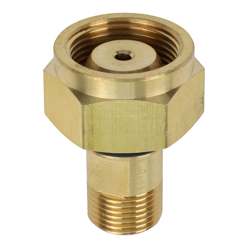 Gas Cylinder to Regulator Acetylene Adapter Brass CGA 520 to CGA 200 Connector