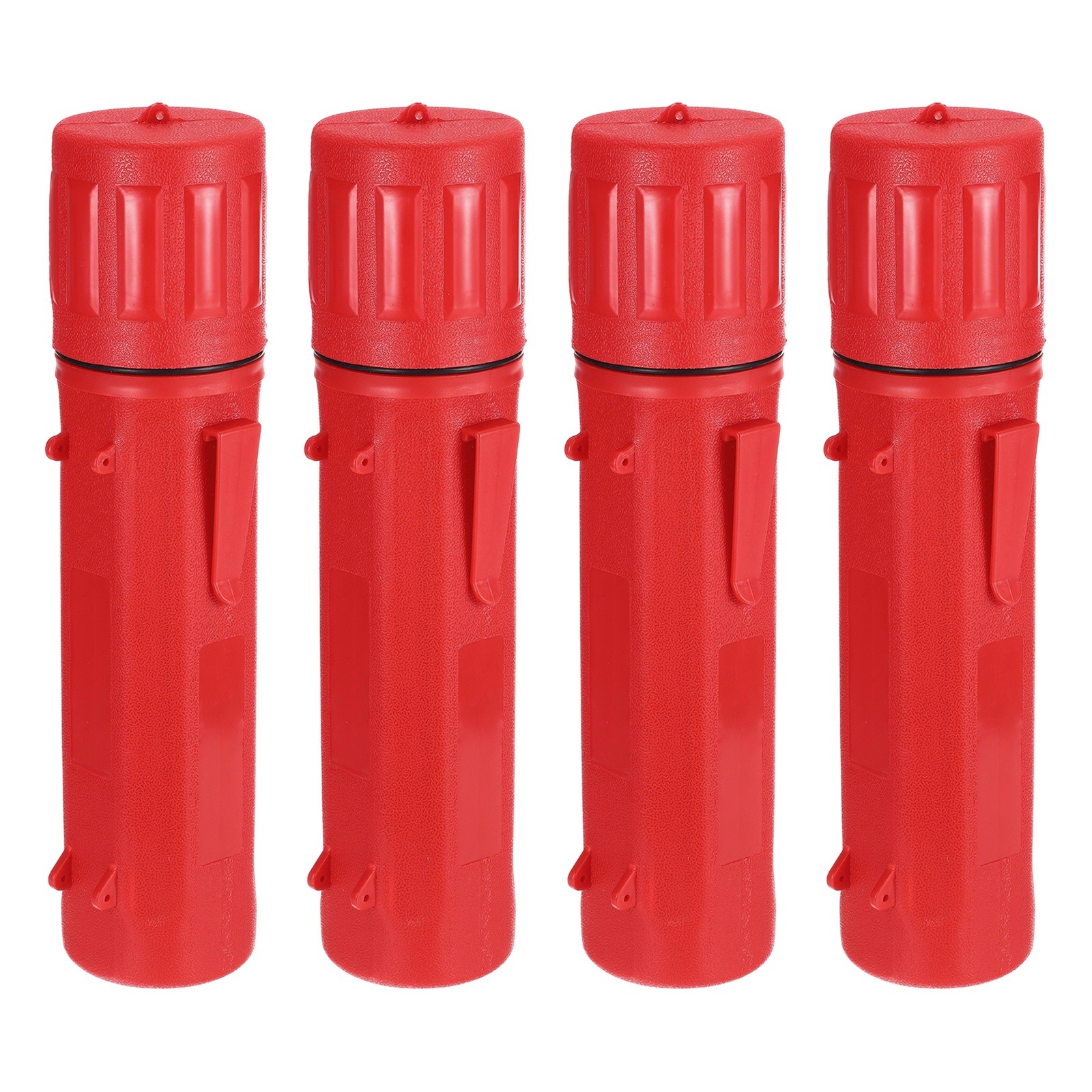 4 Pcs Welding Rod Storage Tube 14.5 Inch Electrode Container Red