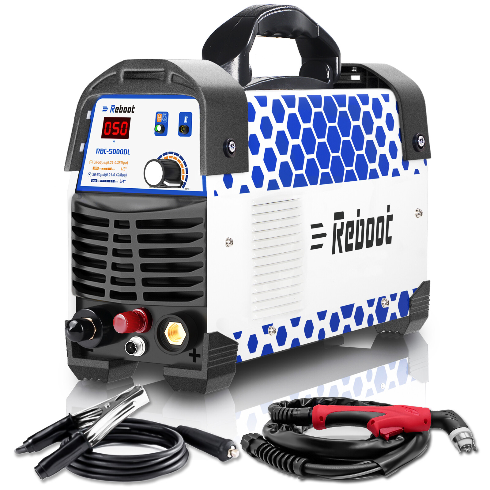 Reboot Plasma Cutter Non Touch 50 Amp CUT50DL 1/2″ Clean Cut Plasma Pilot Arc US