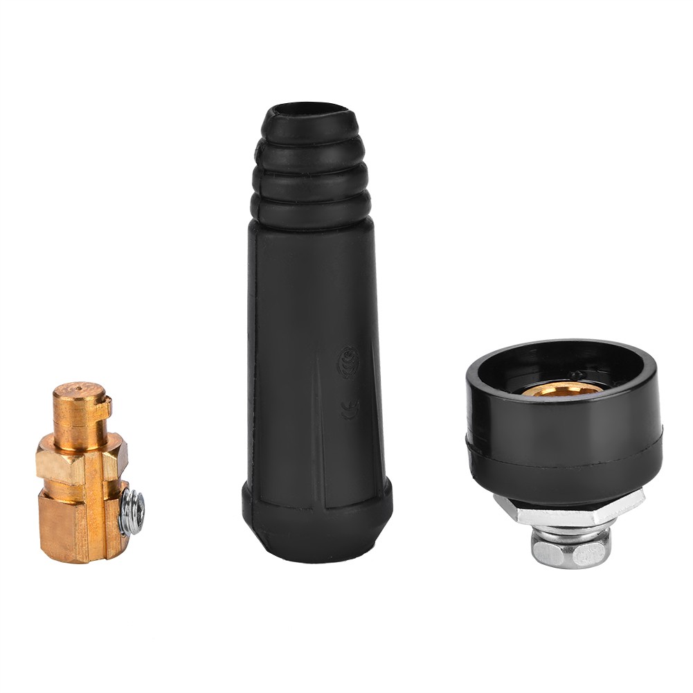 1Pcs DKJ10-25 Black European Style Welding Cable Rapid Connector Quick Fitting
