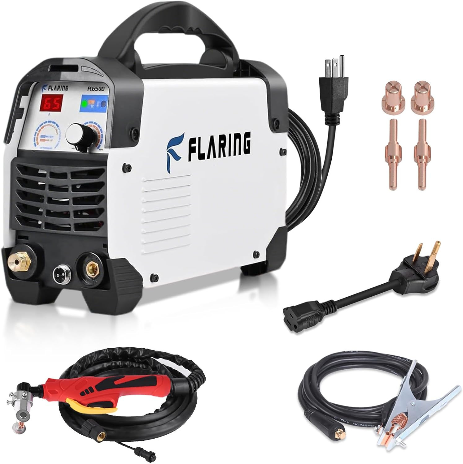 Plasma Cutter,65 Amp Plasma Cutter Machine 120V 240V 4/5″ (20Mm) Max Cutting 1/2