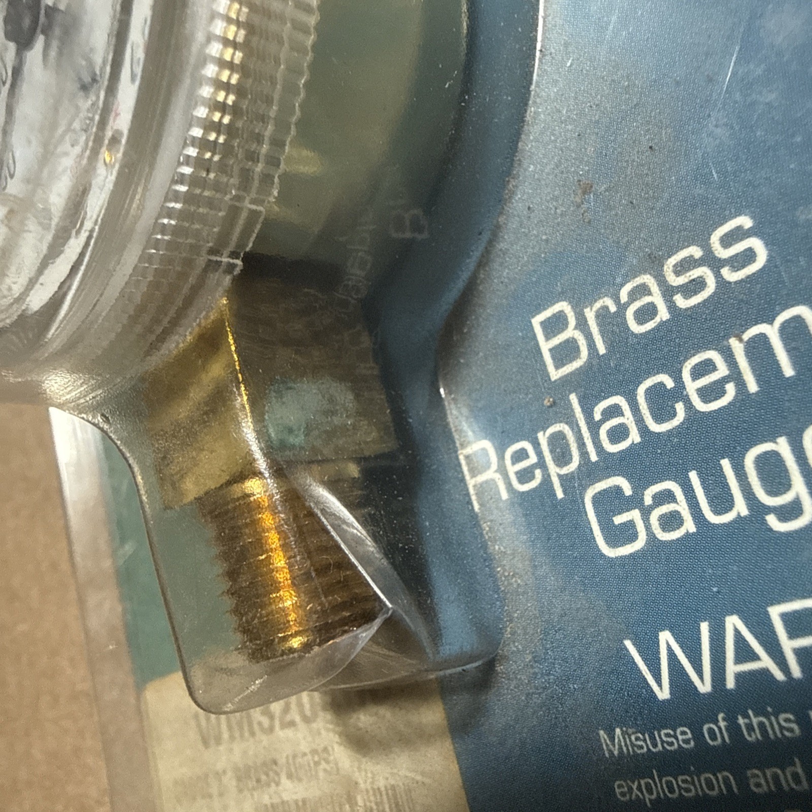 Weldmark Brass Replacement Gauge 0-400 PSI WM320400