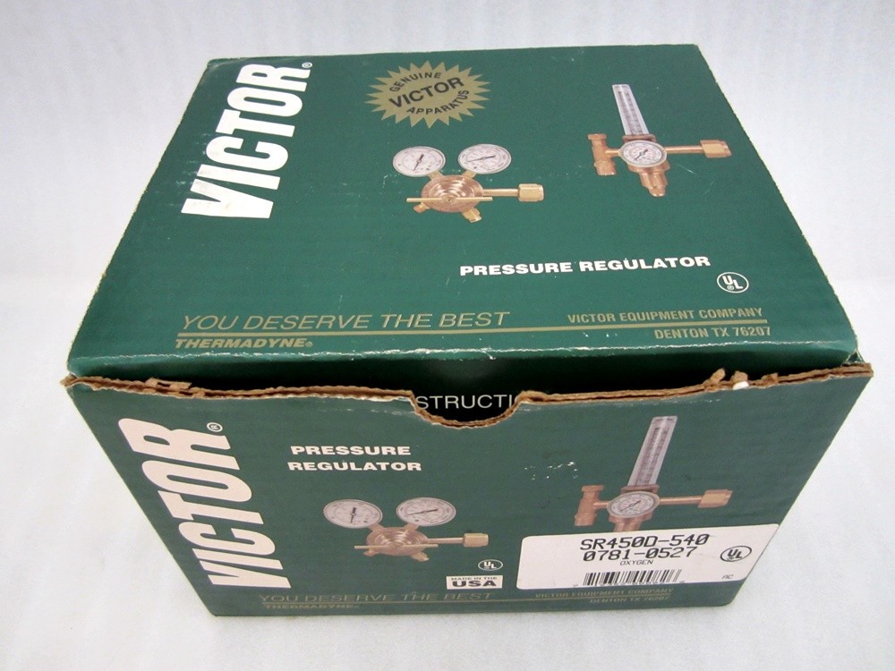 NOS Genuine Victor Oxygen Regulator SR450D-540 Oxyacetylene NEEDS REBUILT