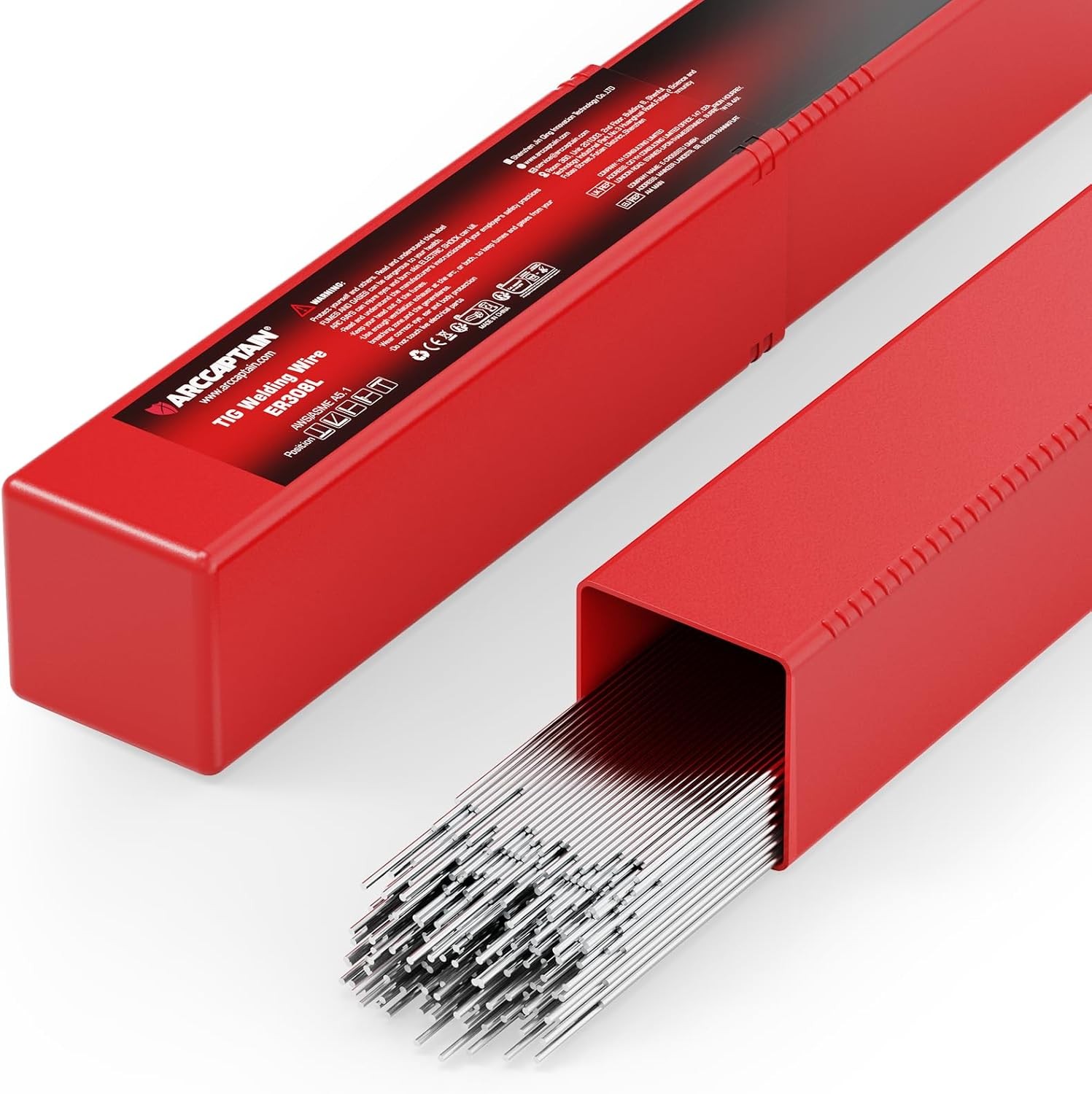 ARCCAPTAIN Stainless Steel TIG Welding Rod ER308L 1/16″ x 16″ 5LB TIG Wire Box🔥