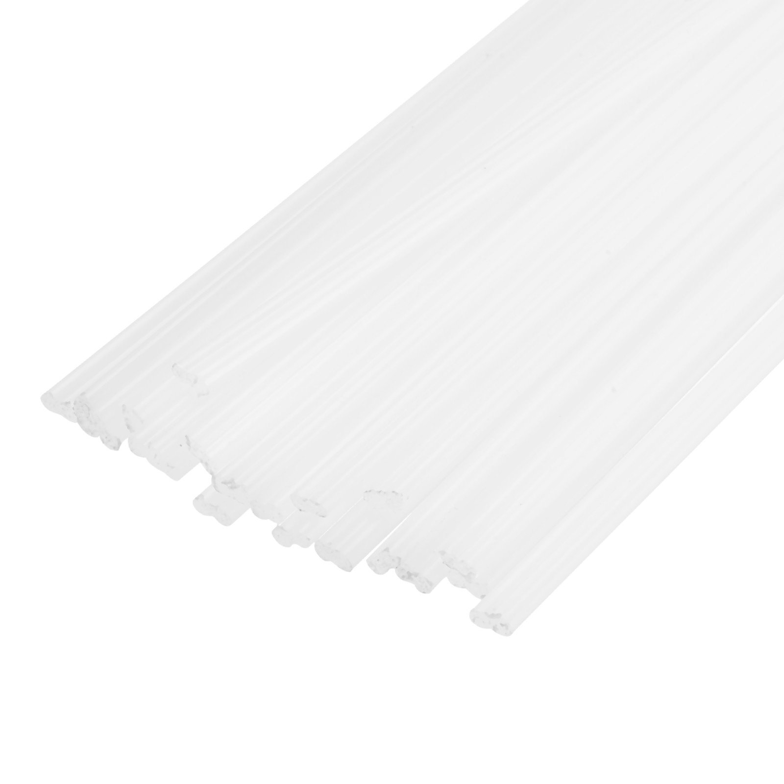 20pcs 10 Inch Plastic Welding Rods PE Welding Strips Welder Rods White