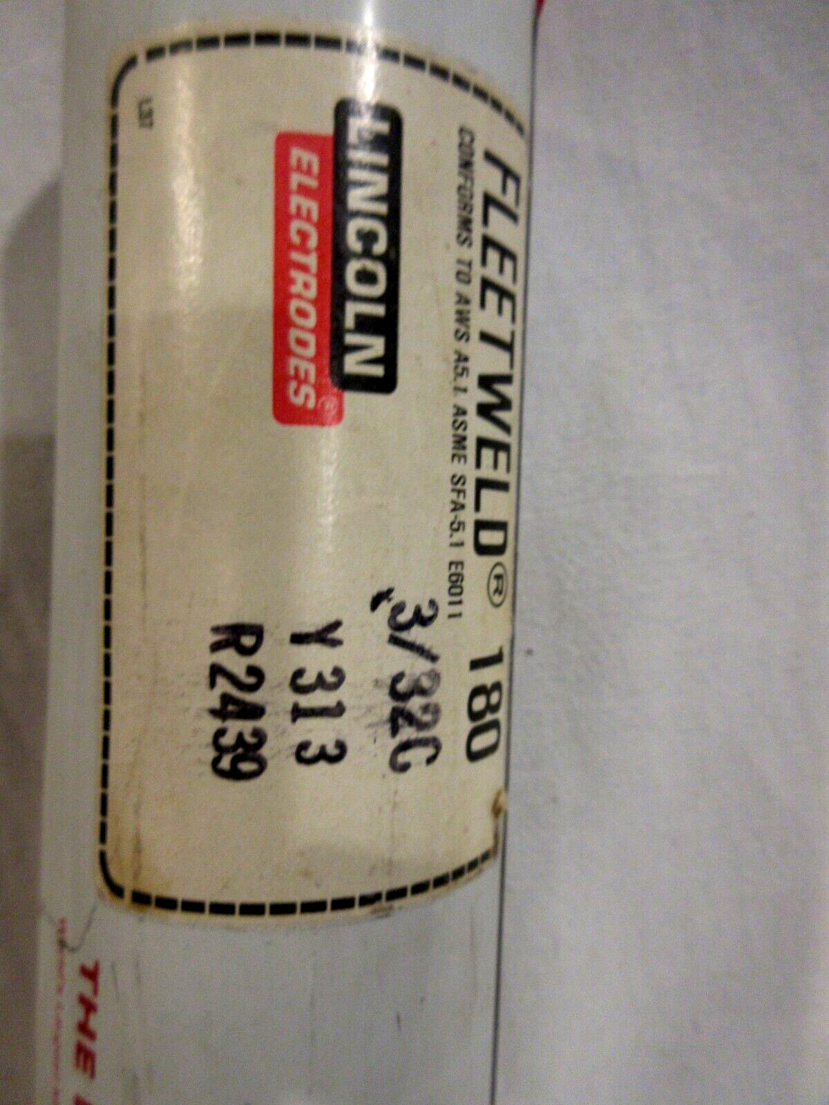 Lincoln Electrodes Fleetwood 180 3/32 Y313 R2439 10Lbs
