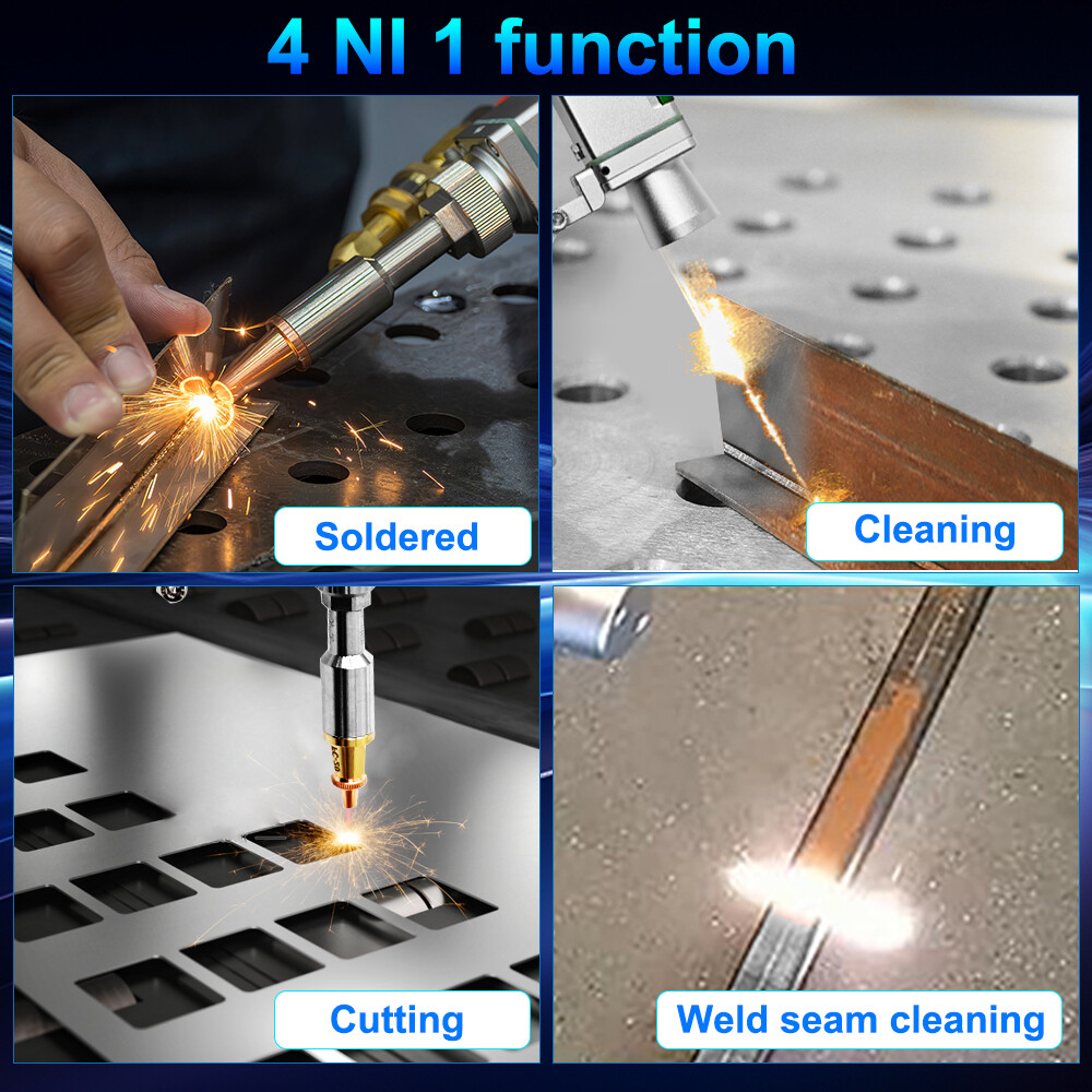Raycus C025H Metal Laser Welder Double Pendulum System Cleaning Machine