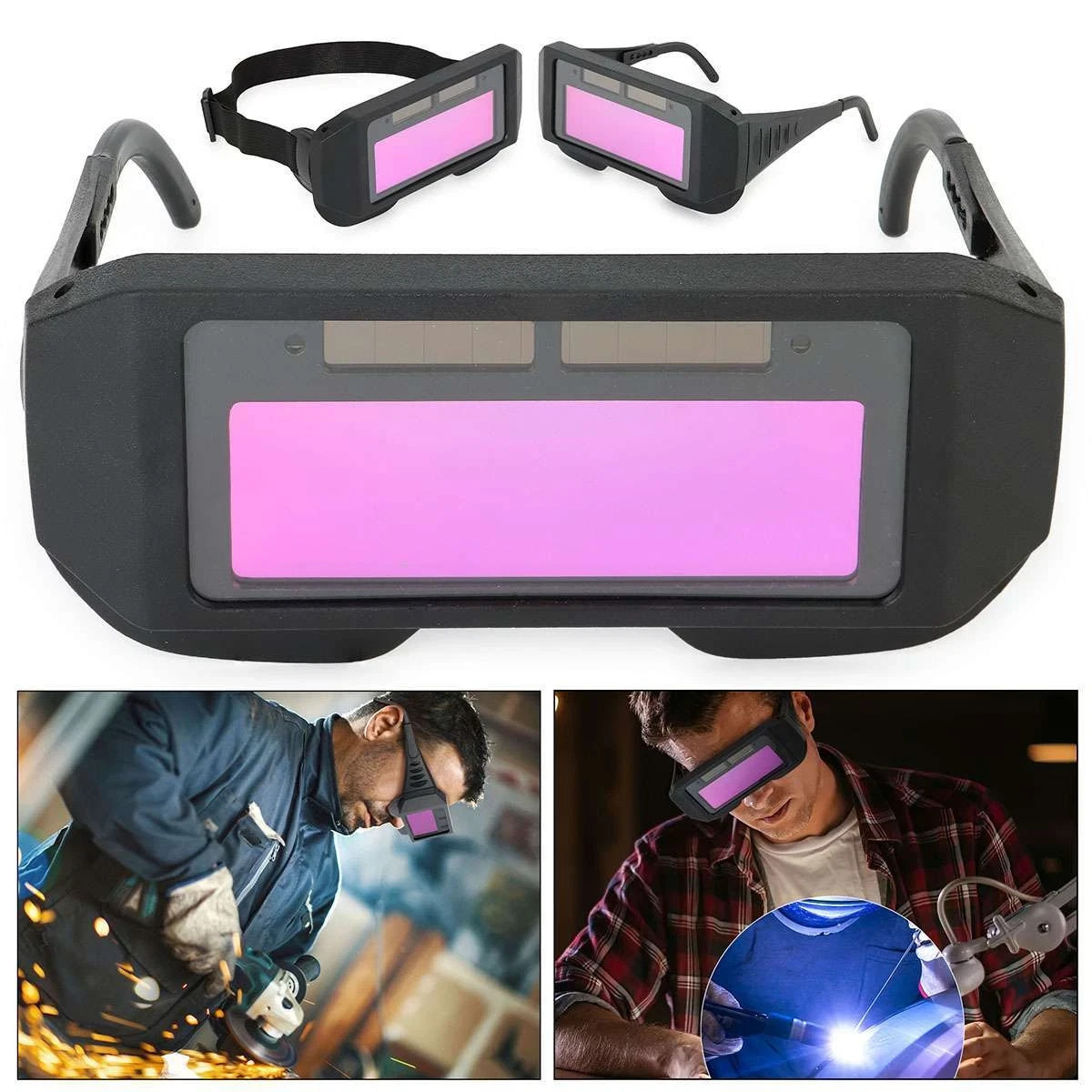 Welding Glasses Auto Darkening Goggles Mask Safety Automatic Dimming Welder Arc