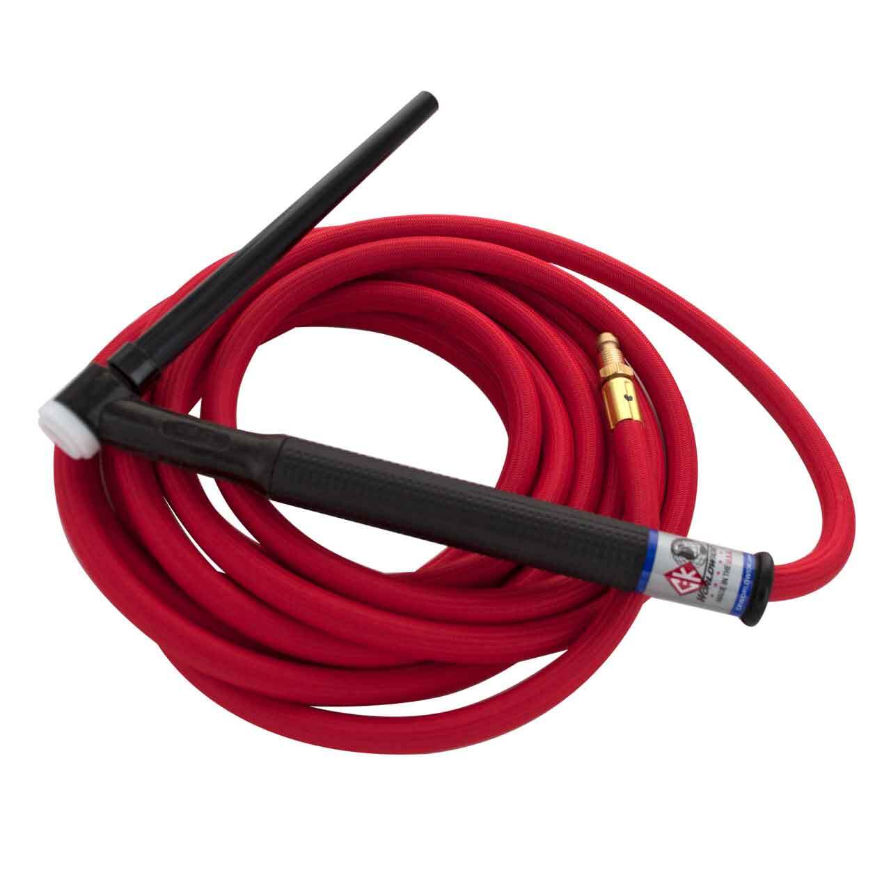 CK9 Air Cooled TIG Torch Kit Flex 125A 12.5′ 1-Pc Super-Flex CK9-12-RSF FX