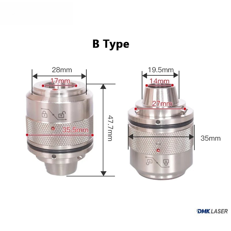 Laser QBH Collimator Fiber QBH connector Assembly For QILIN Handheld Weld Part