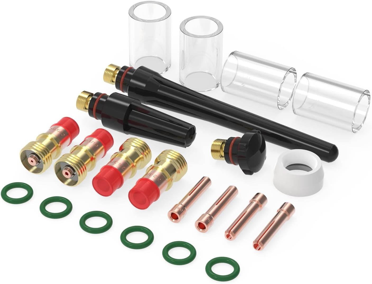 Ultimate 22-Piece TIG Torch Accessory Set for WP-17/18/26 – Exceptional Quality