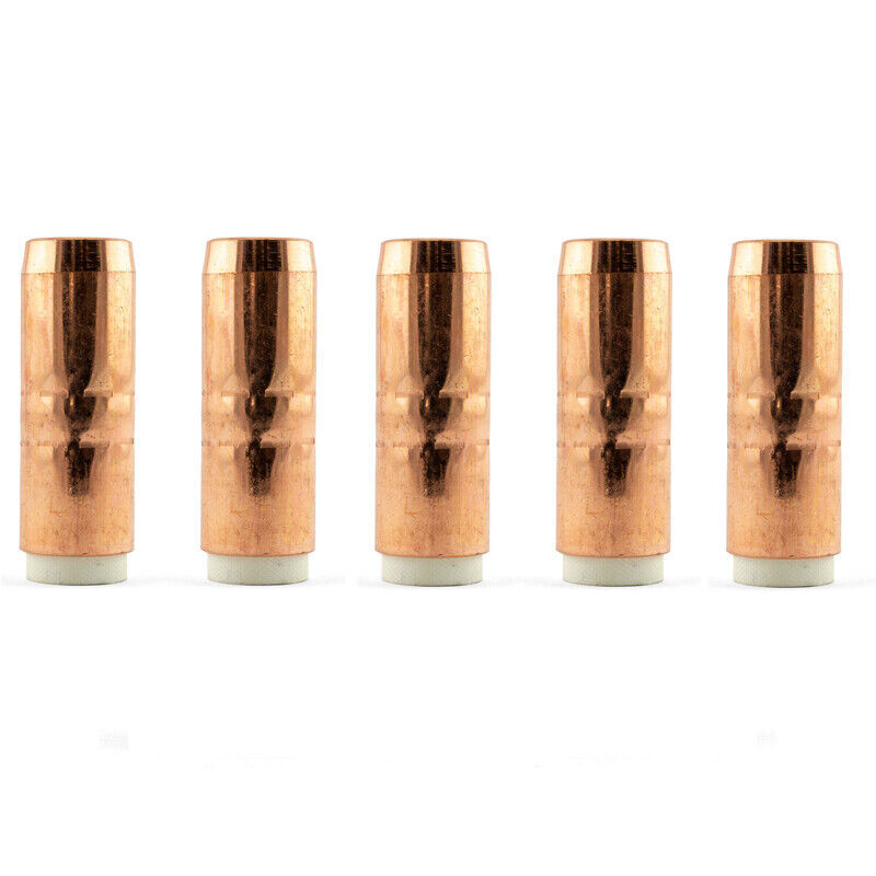 2 5pcs For Bernard MIG 400A Welding Gun Copper Gas Nozzle 4591 3 4″–