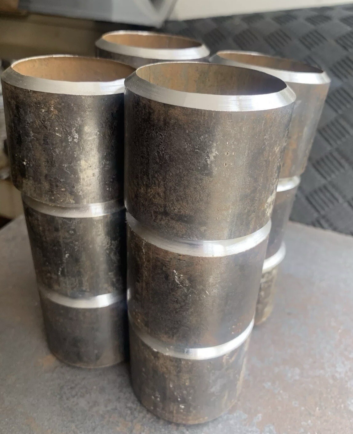 WELDING COUPONSs X Welding Practice, samples 2″ x Sch 40x 4” +/- 3/16” 100 PAIRS