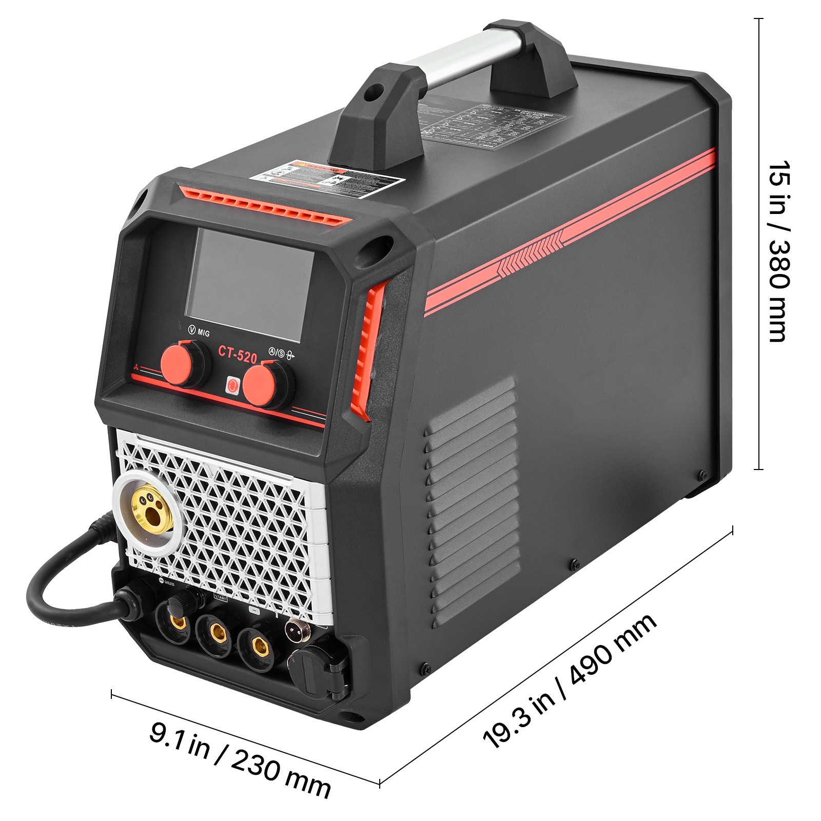 Uimoso 5-in-1 Plasma Cutter and Welder Combo with CUT/TIG/MIG/MMA 110V/220V