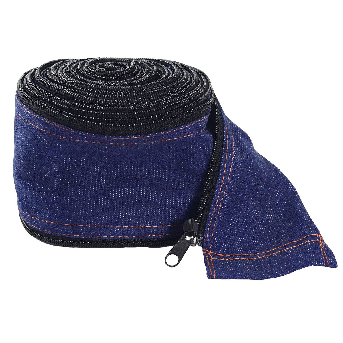 RIVERWELD TIG Welding Torch Cable Cover Cowboy Zipper Jacket 25Ft 7.5M, Blue