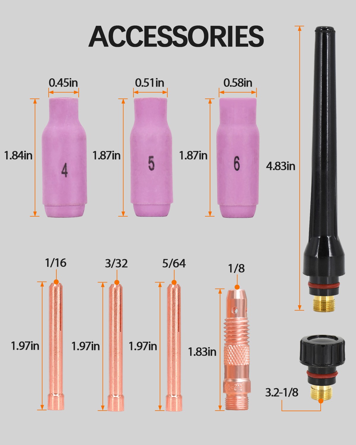 HITBOX 6IN1 Aluminum MIG Welder 250A 110V/230V Gas/Gasless TIG MMA Spool Gun Set