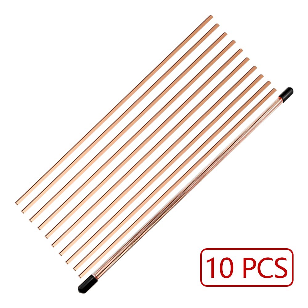 10pcs Brazing Rods AWS BCuP-5 15% Silver for Air Conditioning Refrigerator HVAC
