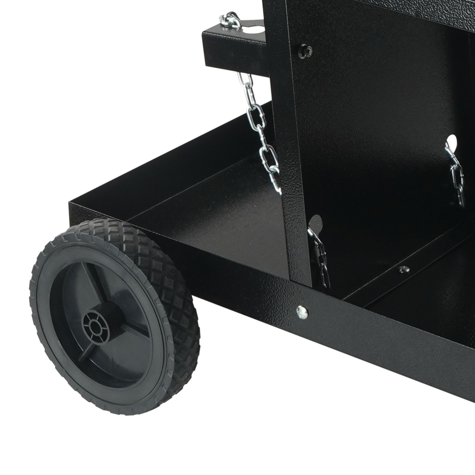 3-Tier Welding Cart 400Lbs Capacity with Gas Cylinder Chains