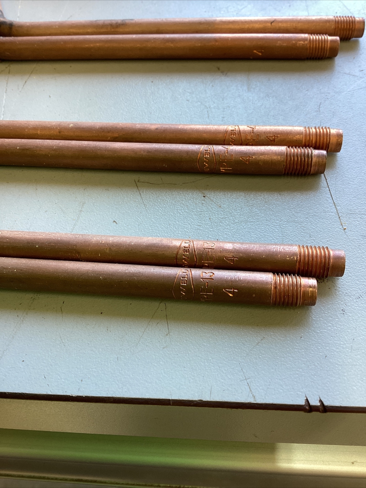 lot of 10 uniweld type 13 type 4 #4#3 brazing weld torch tips