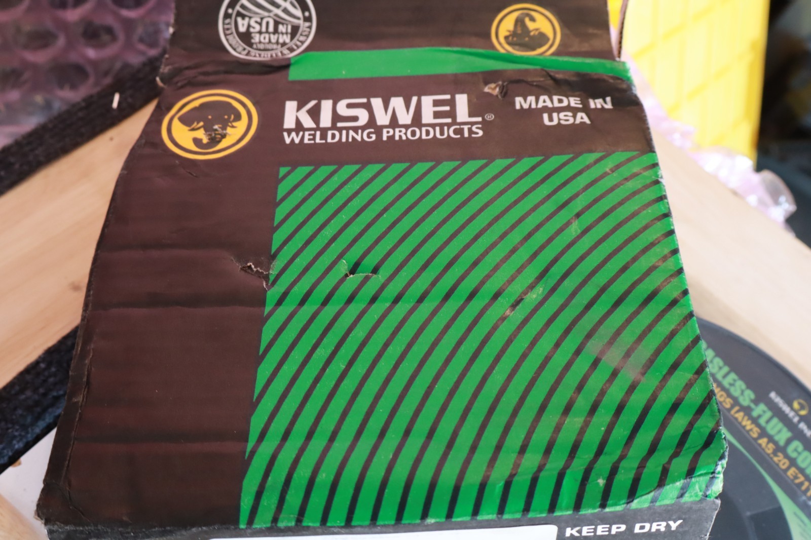 Kiswel K-NGS E71T-GS Self-Shielded Flux-Cored ARC Welding Wire 0.035″ x 10 Lbs