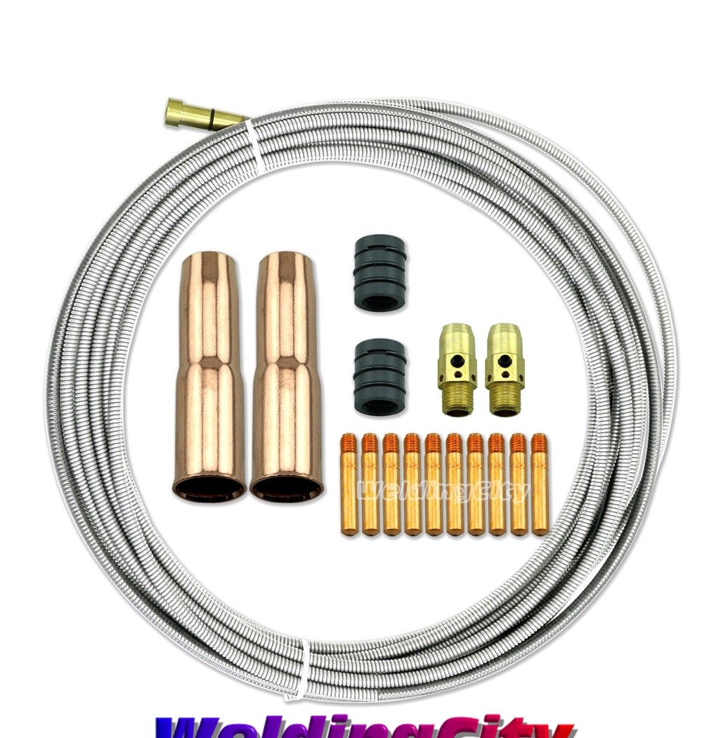 MIG Welding Gun Kit .030 for Lincoln Tweco 300/400 24A Nozzle 54A Diffuser M10L