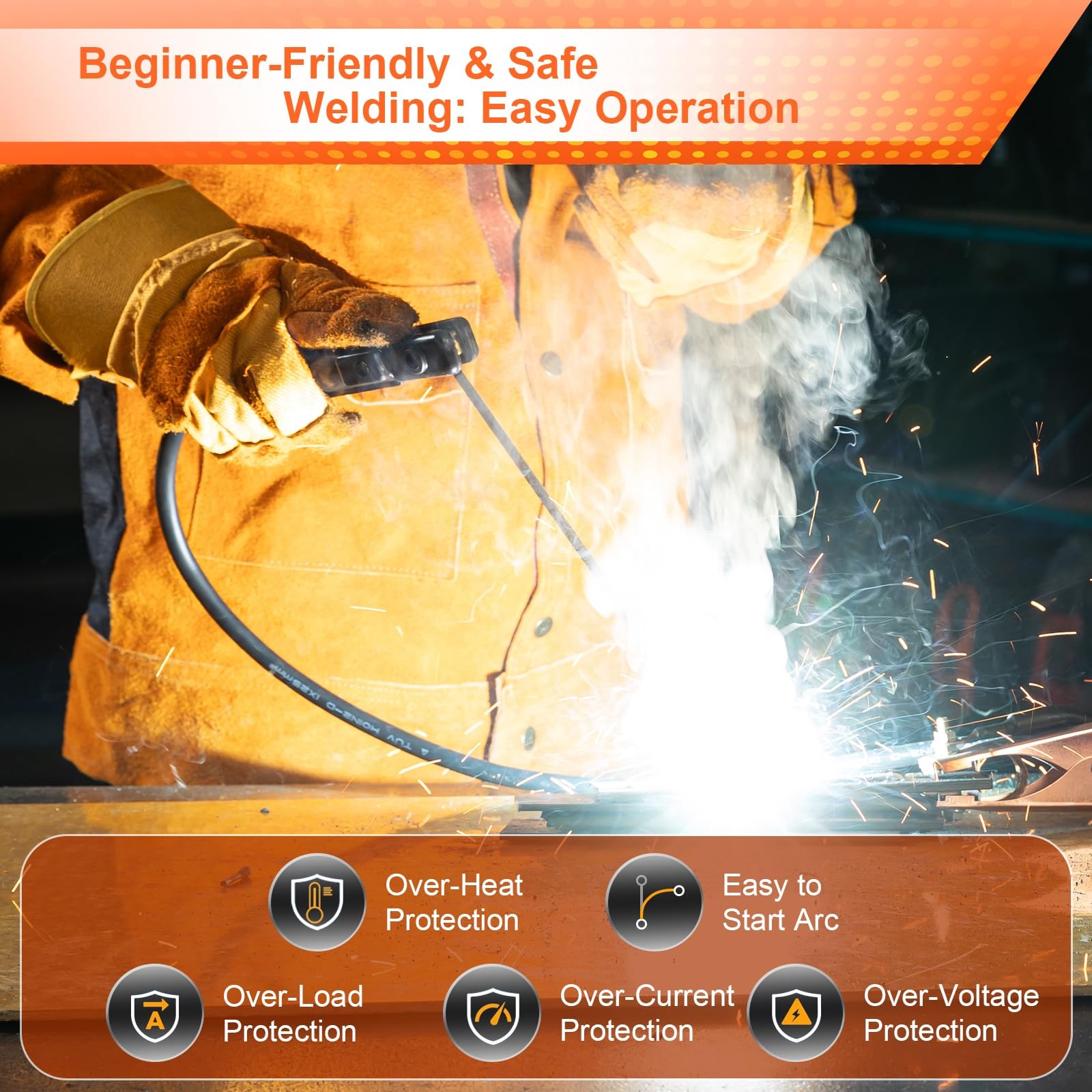 TECWELD 200A Stick Welder 110V, Mini Portable Inverter Welding Smini 200a