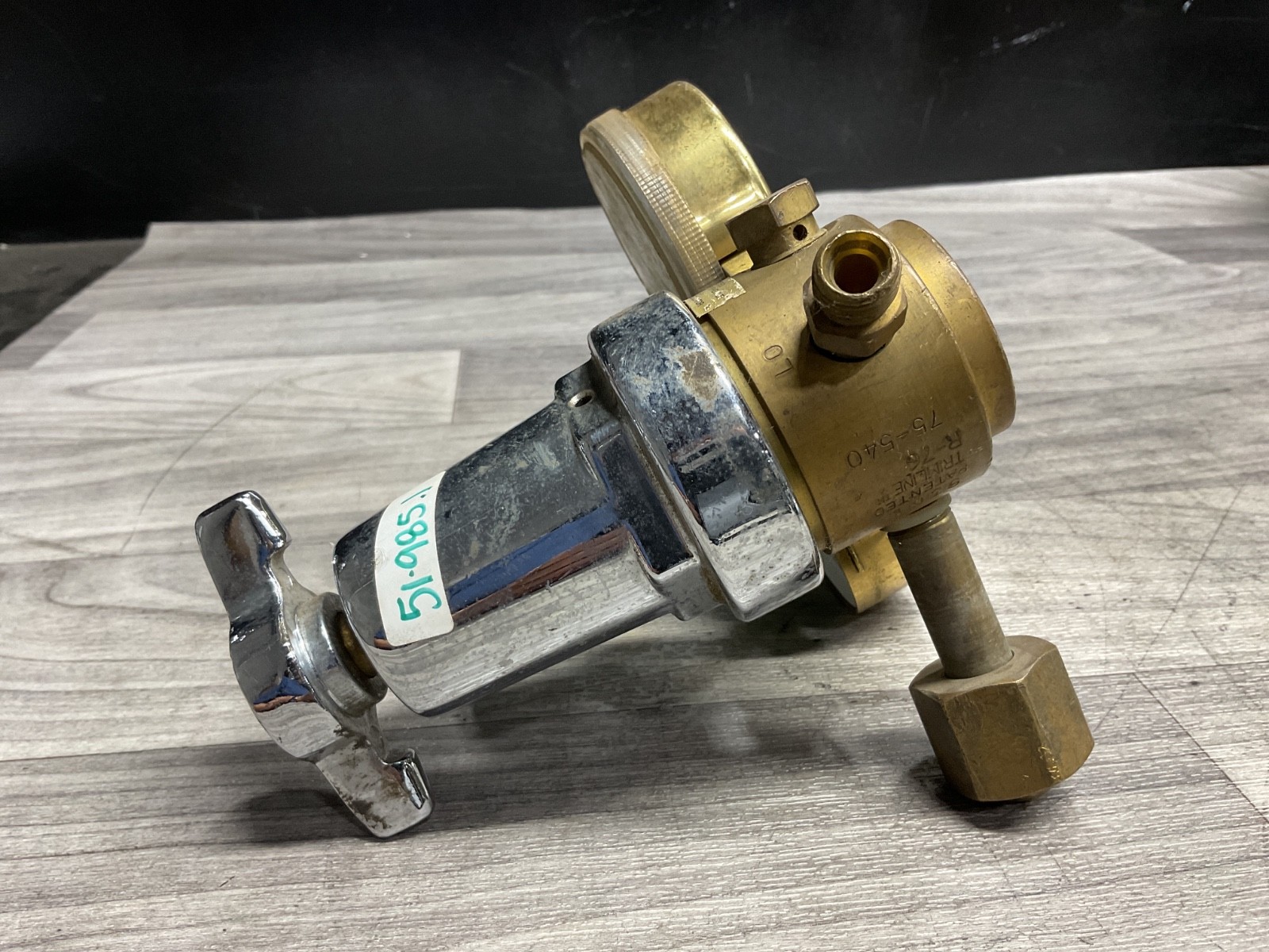L-TEC Trimline R-76-75-540 Welding Gas Regulator Oxygen #305A152PR2