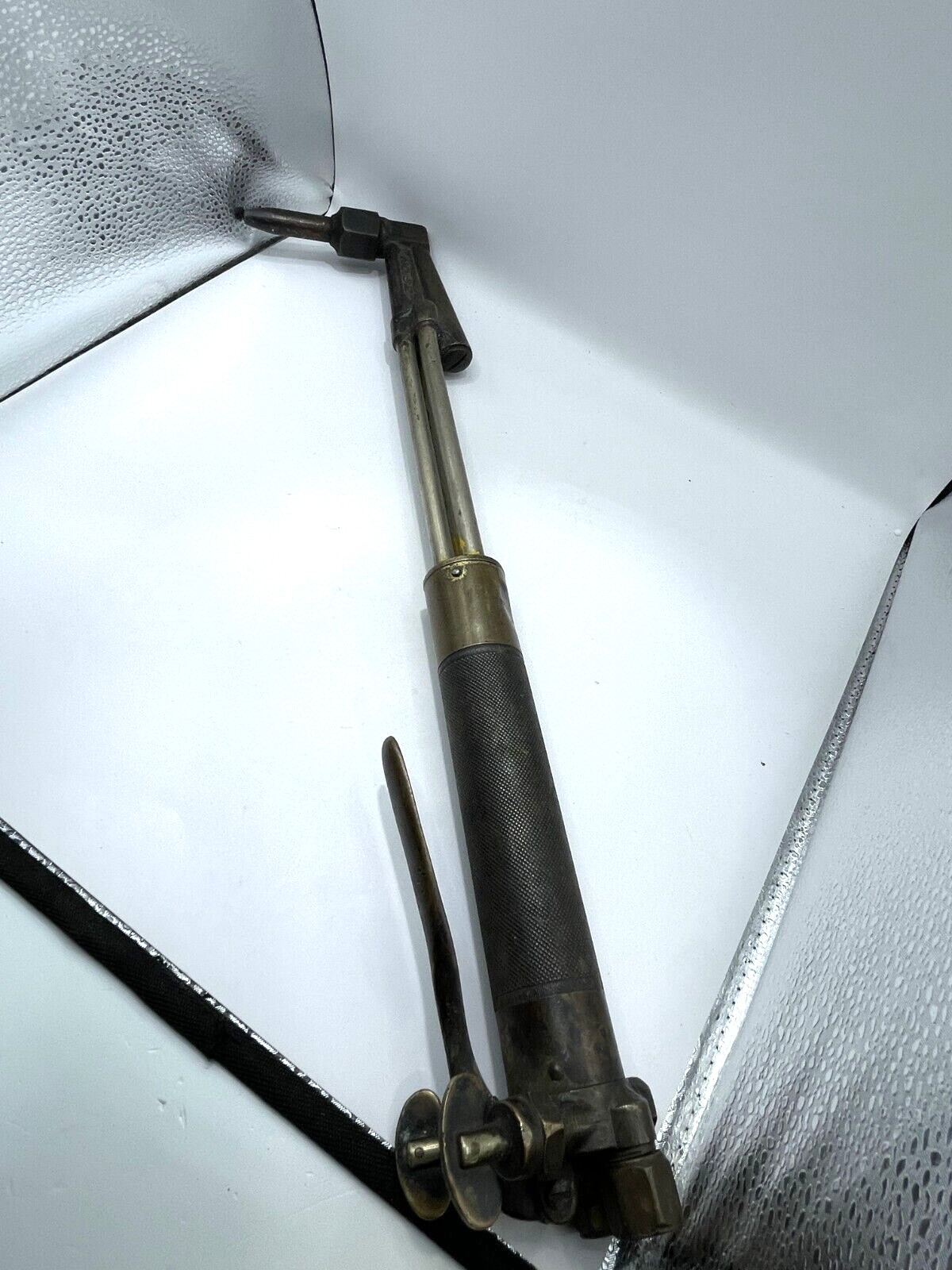 Oxygen & Acetylene Cutting Torch Heavy Duty Forged Brass Head No 62 90 Deg Bend
