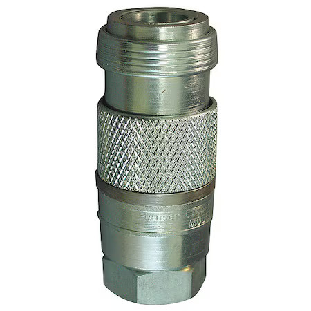 Hansen 23204400 Coupler Body, Hose Barb, 1/2, Carbon Steel